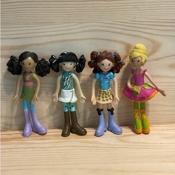 Groovy Girls Dolls Lot of 4 Minis Bendable Posable Figures 4” - Picture 1 of 3